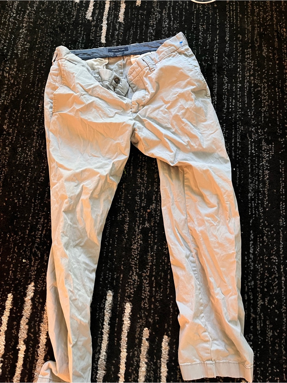 Tommy Hilfiger Light Khaki Slim Chinos